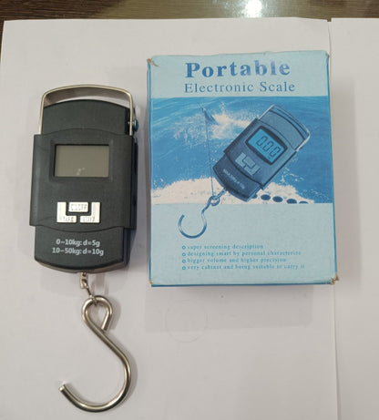 Portable Digital Hanging Weight Scale 50KG LCD Display | High Precision Electronic Kitchen & Luggage Scale