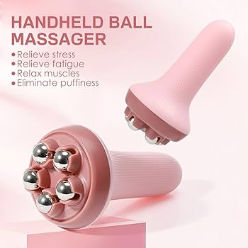 Portable Roller Body Massager Ball | Handheld Muscle Massage for Back, Neck, Shoulder & Leg Pain Relief